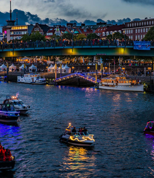© Jens Hagens | Lichterfahrt | Lichterfahrt auf der Weser